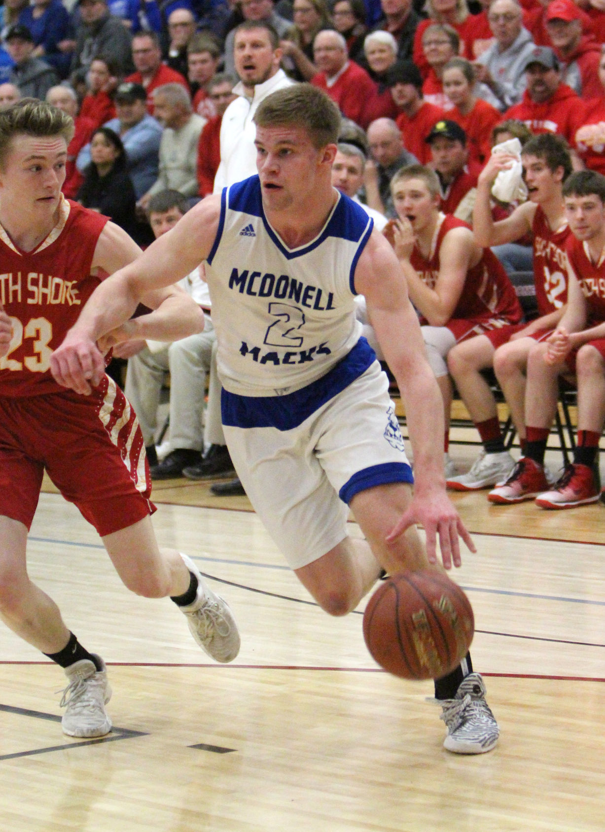 McDonell boys basketball vs South Shore at Spooner 3-10-18